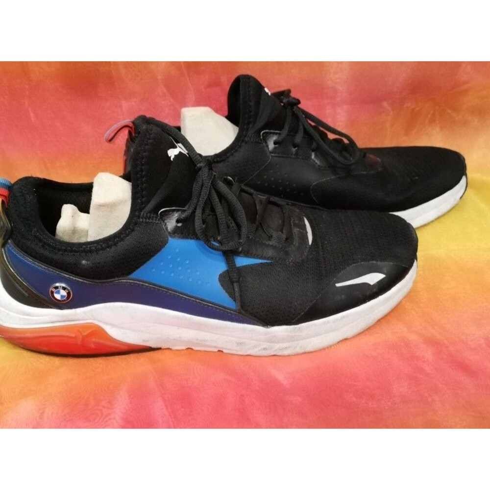 Men's Puma BMW Electron E Pro # 306927-01 Black Sneakers Size 12 No Insoles !